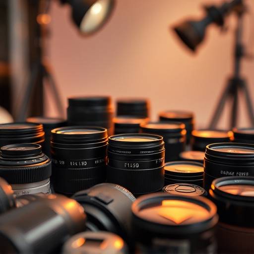 Selection of camera lenses